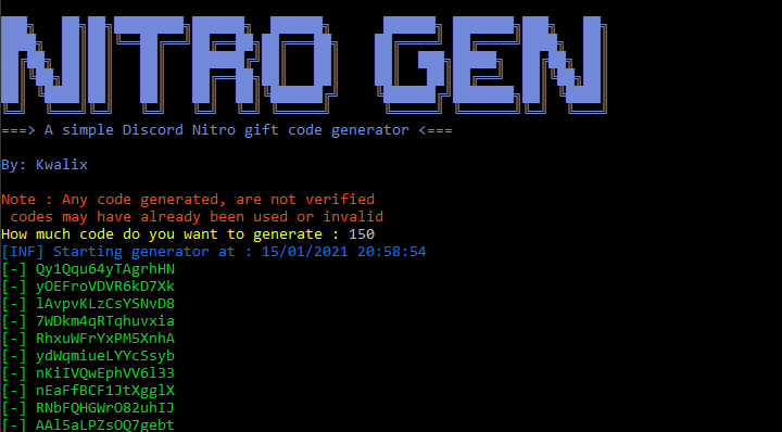 Nitro generator