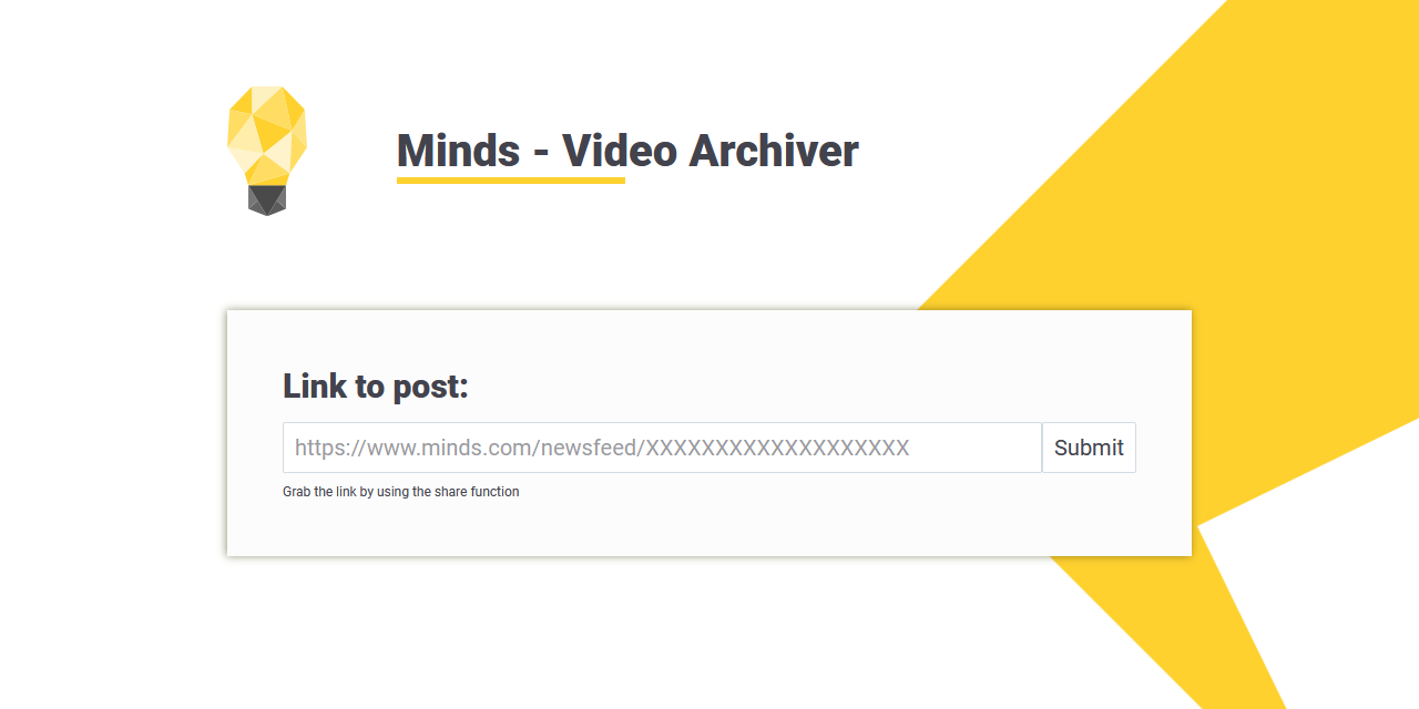 GitHub - thomdin/minds-archiver: Frontend for Minds - Video Archiver