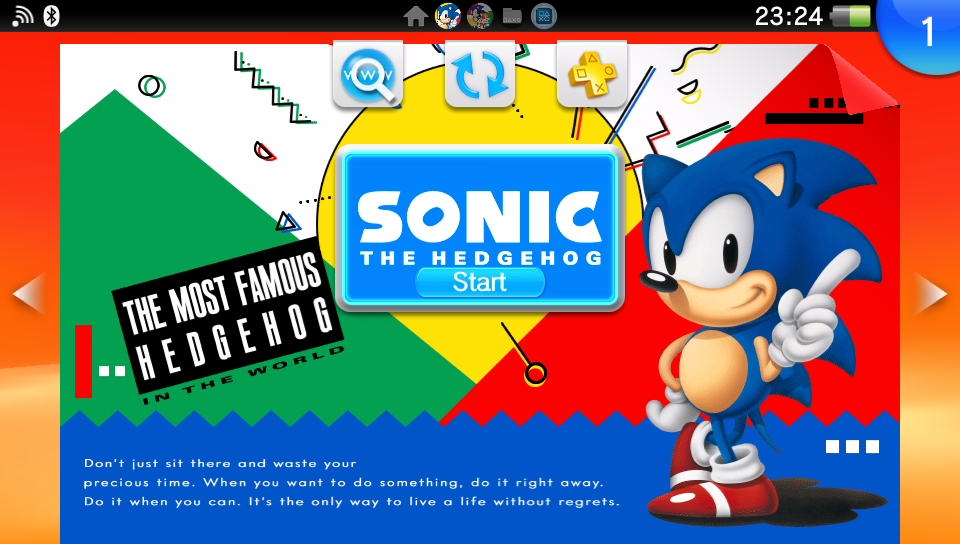 Sonic 1 SMS Remake Vita - Vita Homebrew Games (Platform