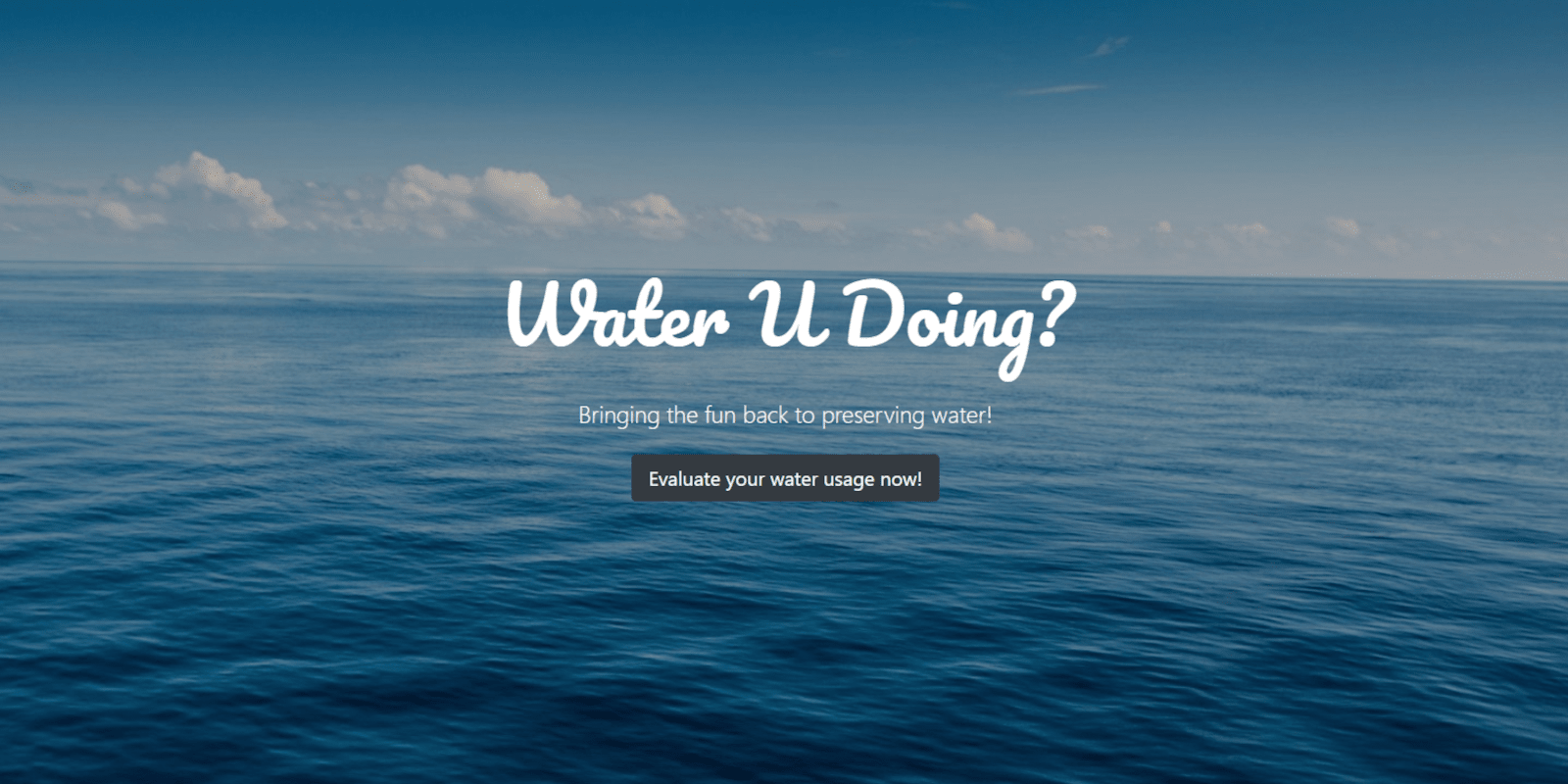 GitHub - chrisx8/waterudoing: A fun and interactive way to know your ...