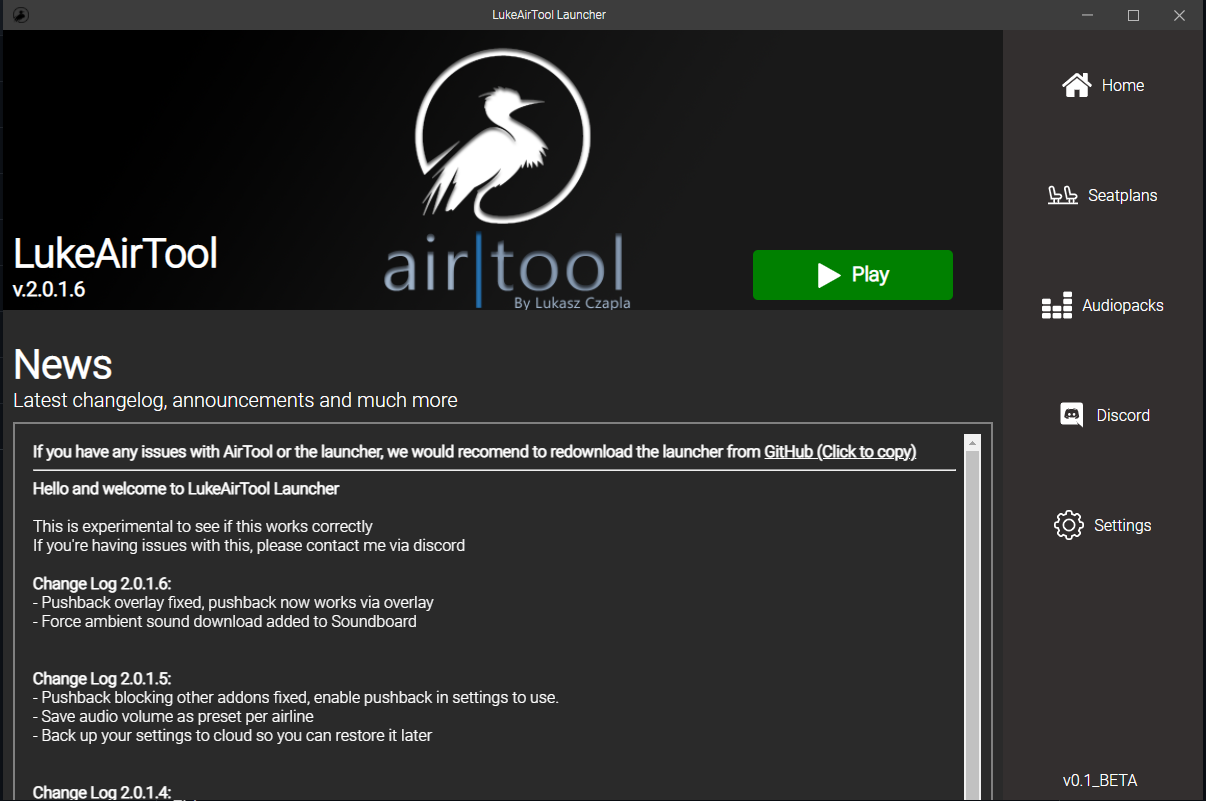 GitHub mrbrickstar/lukeairtoollauncher This is the official