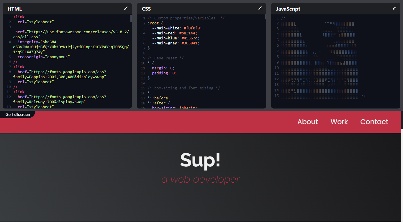 Codepen-Clone