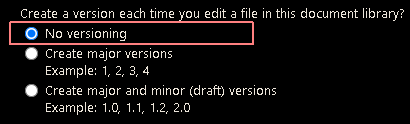 Disable Versioning Sharepoint | Enable and configure versioning for a ...