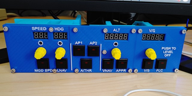 GitHub - rblochmn/FlightSim_FCU_Panel: FCU panel for Flight Simulator ...