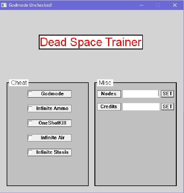 DeadSpaceTrainer