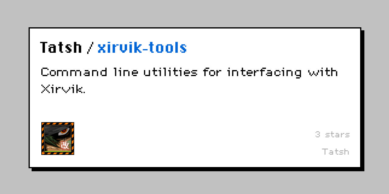 xirvik · GitHub Topics · GitHub