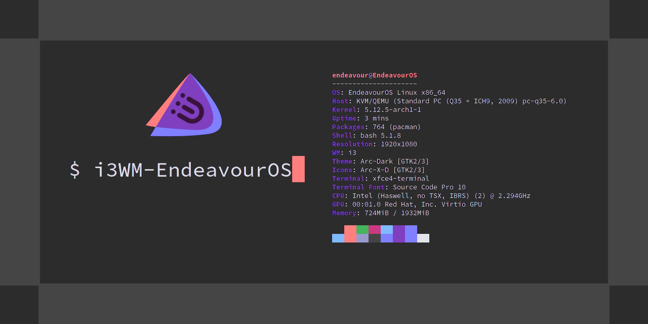 endeavouros-i3wm-setup