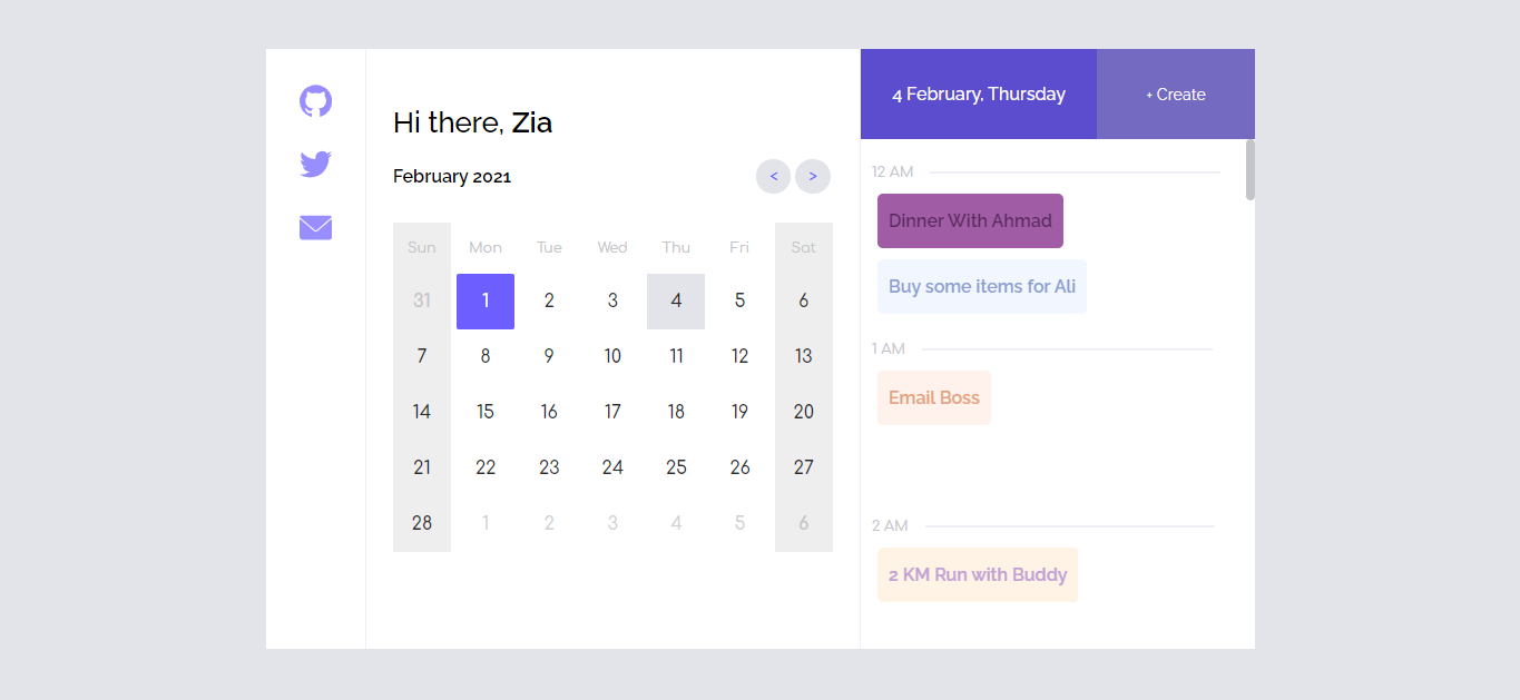 zCalendar