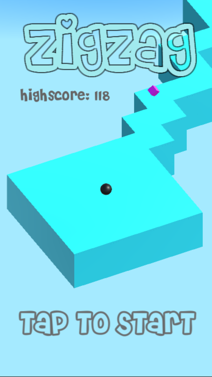 GitHub clutchest/ZigZag Simple hypercasual game made for learning