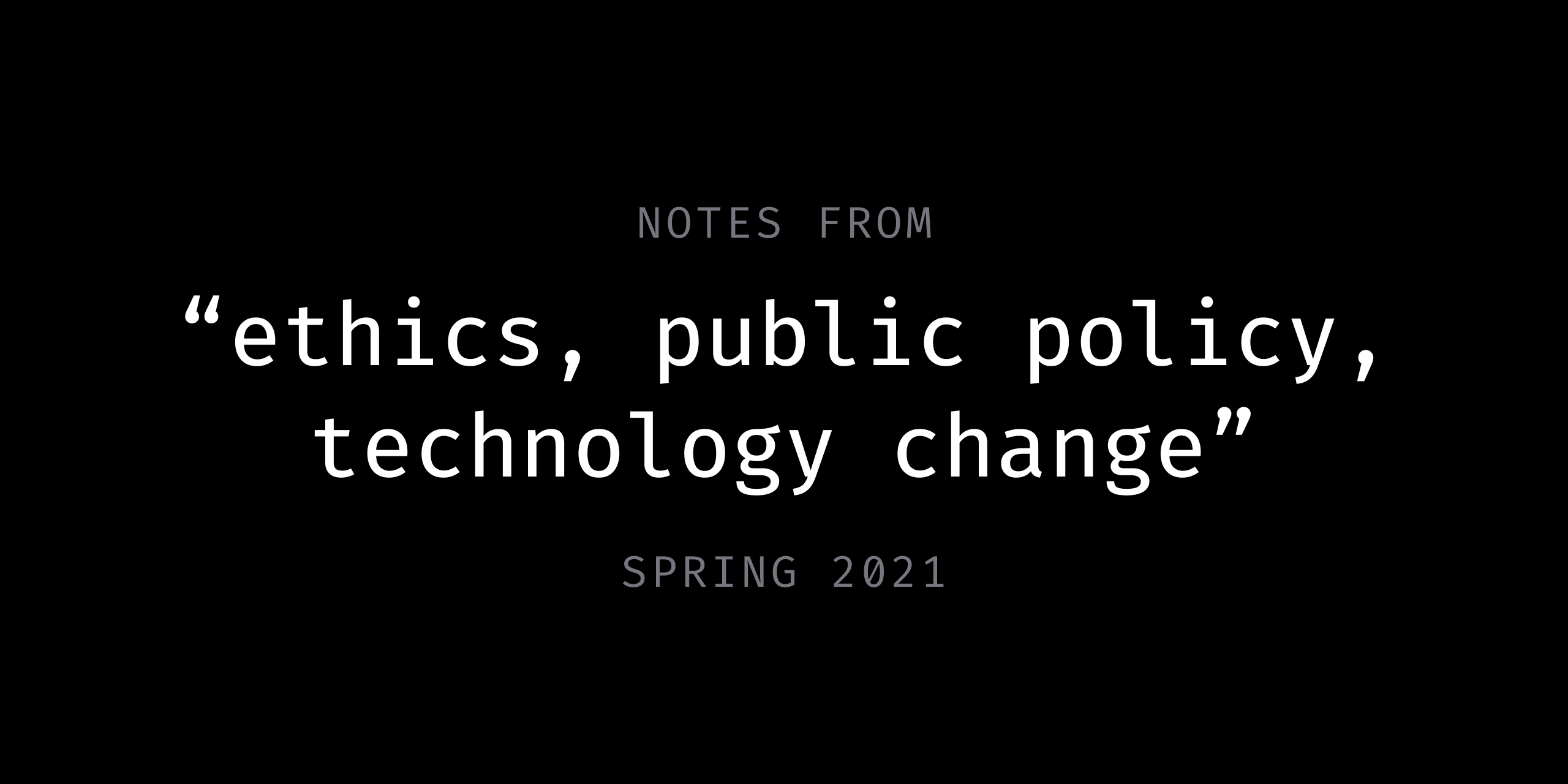 GitHub - skullface/ethics-notes: 🤓 Collected notes from the ethics in ...