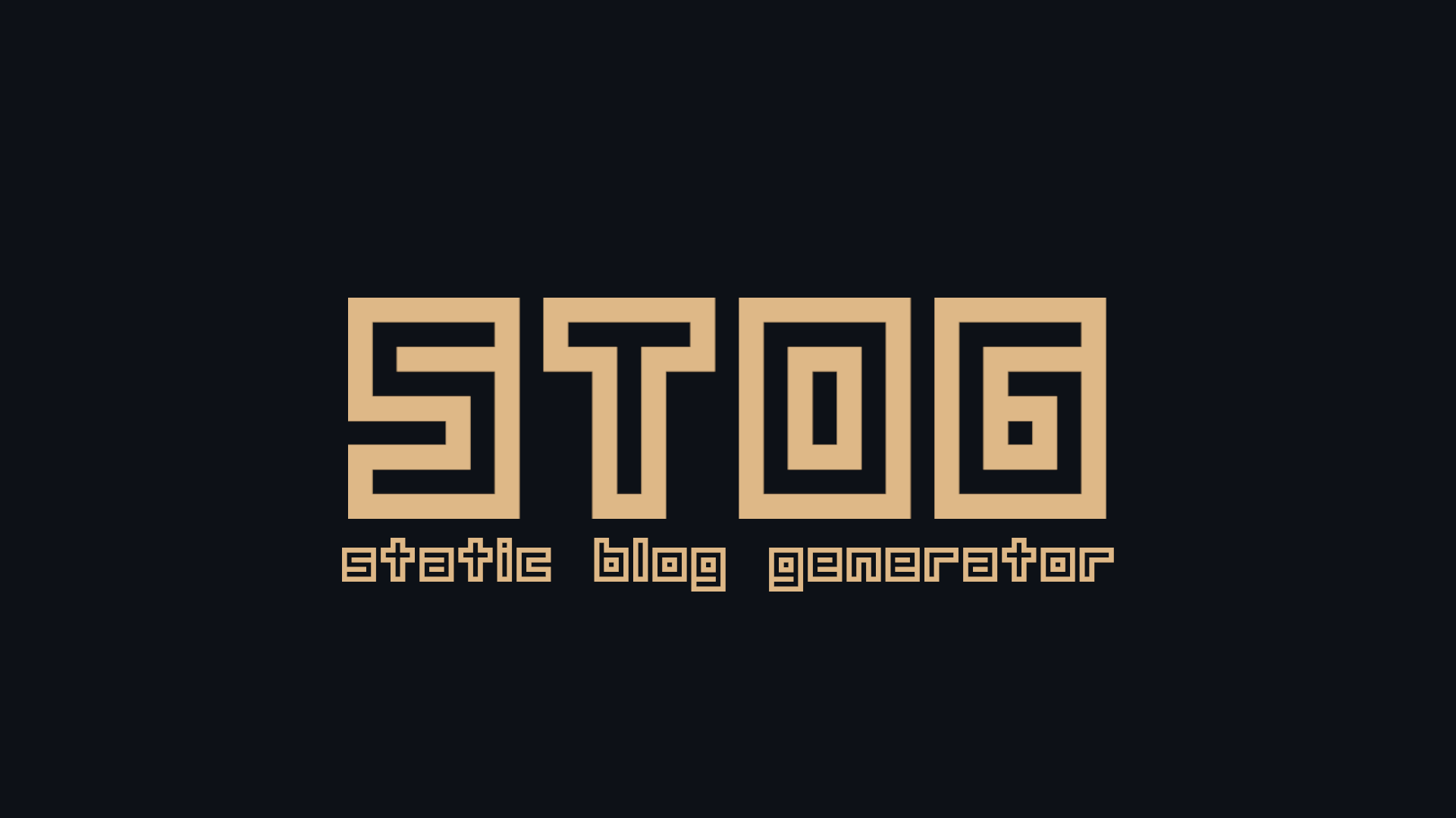 GitHub - zolagonano/stog: stog is a static blog generator from markdown ...