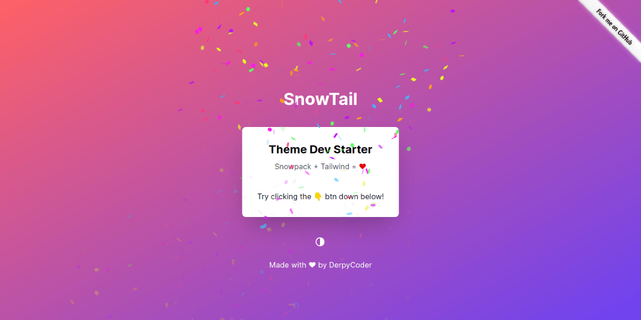 GitHub - derpycoder/snowtail: Snowtail is a starter template made using ...