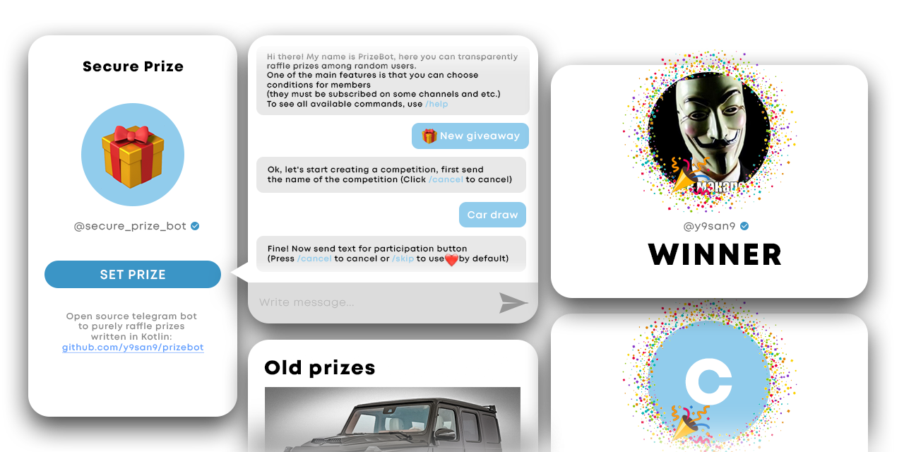 My Custom Telegram Giveaway Bot. The ultimate non-custodial telegram…, by  Coinlaunchlounge