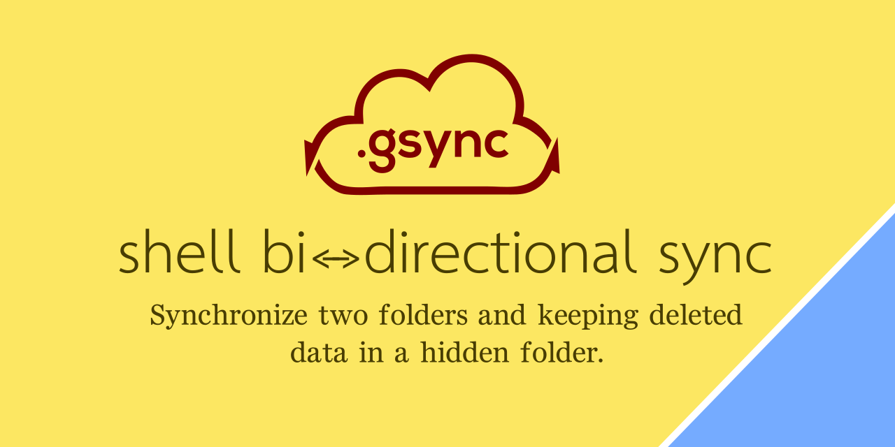 GitHub - sepoina/Gsync: Bi-directional sync for linux