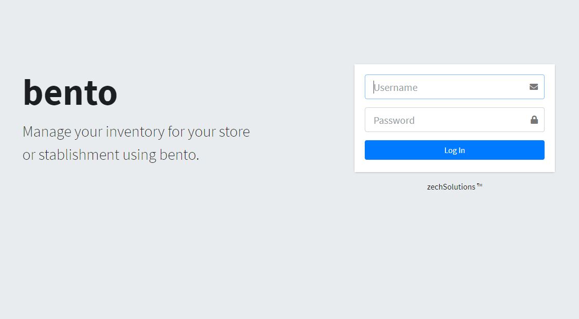 GitHub - jagwarthegreat/bento: Inventory system for your store or small ...