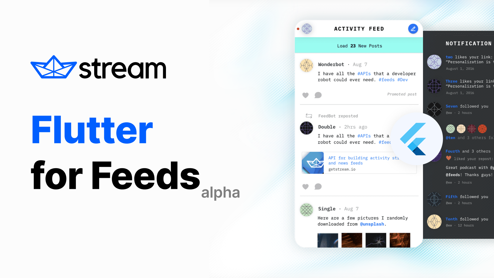 GitHub - GetStream/stream-feed-flutter: Stream Feed official Flutter SDK.  Build your own feed experience using Dart and Flutter.