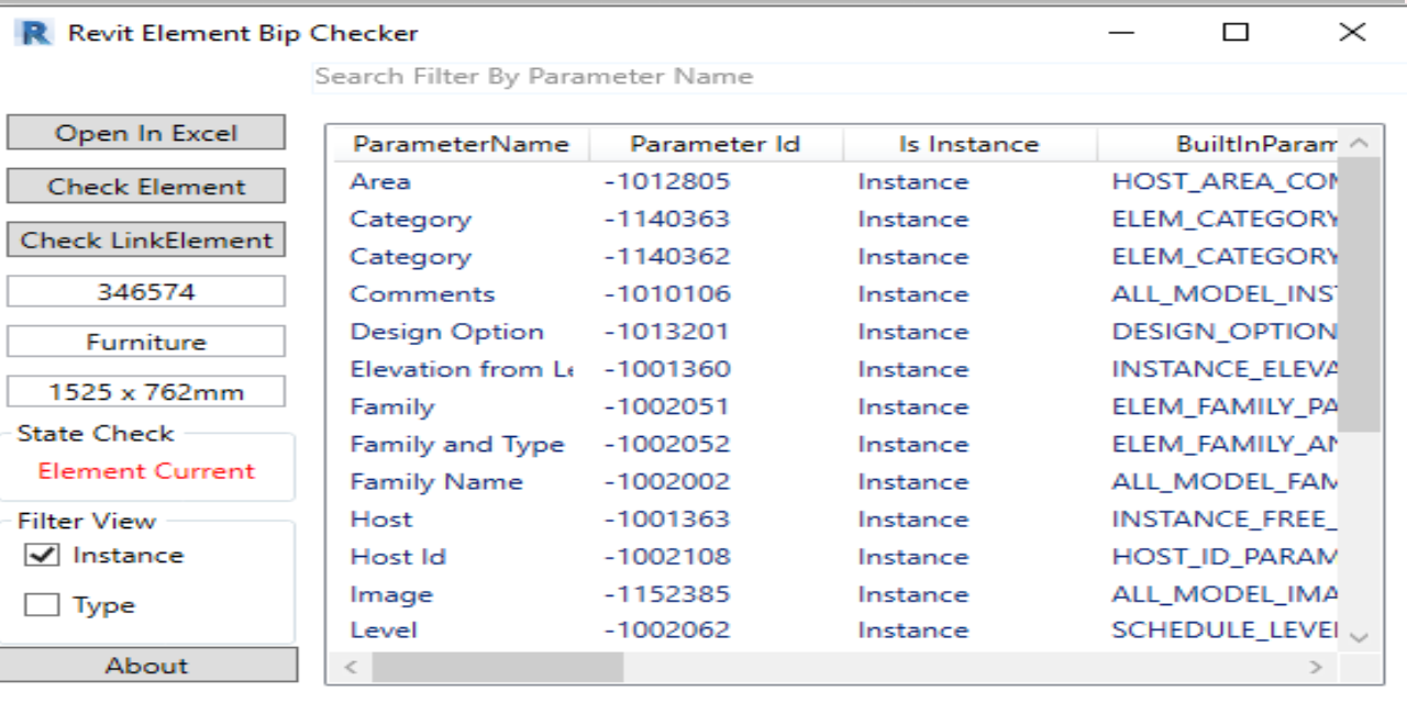 RevitElementBipChecker