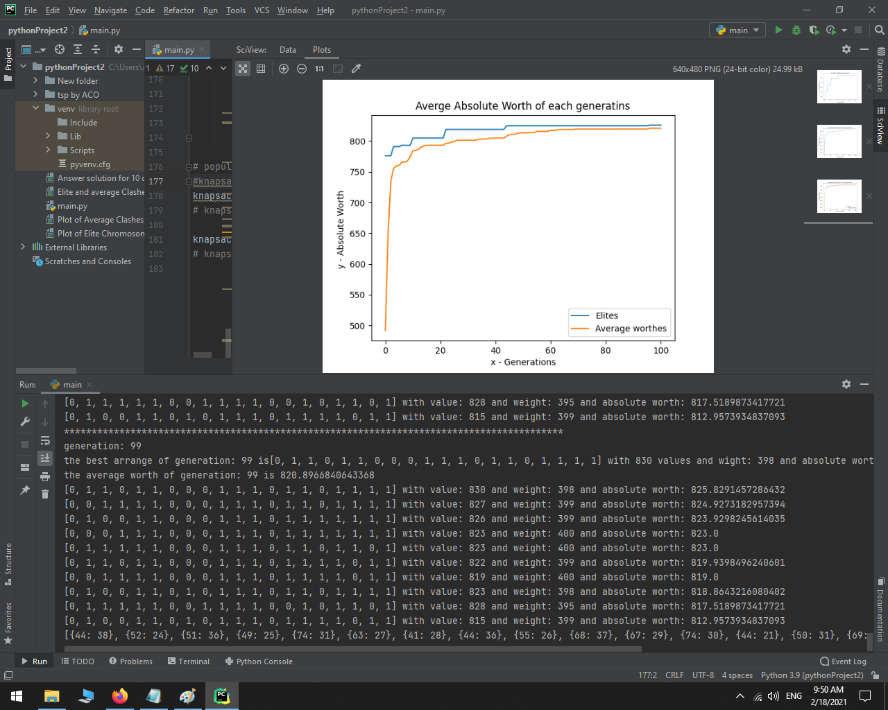 knapsack-problem-solved-with-evolutionary-strategy-genetic-algorithm-in-python