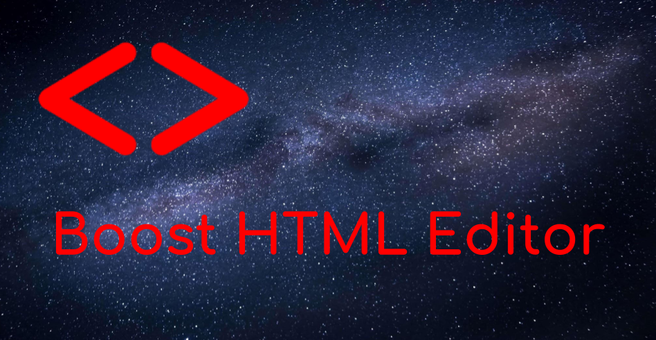 Boost-HTML-Editor