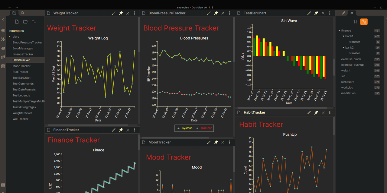 obsidian-tracker