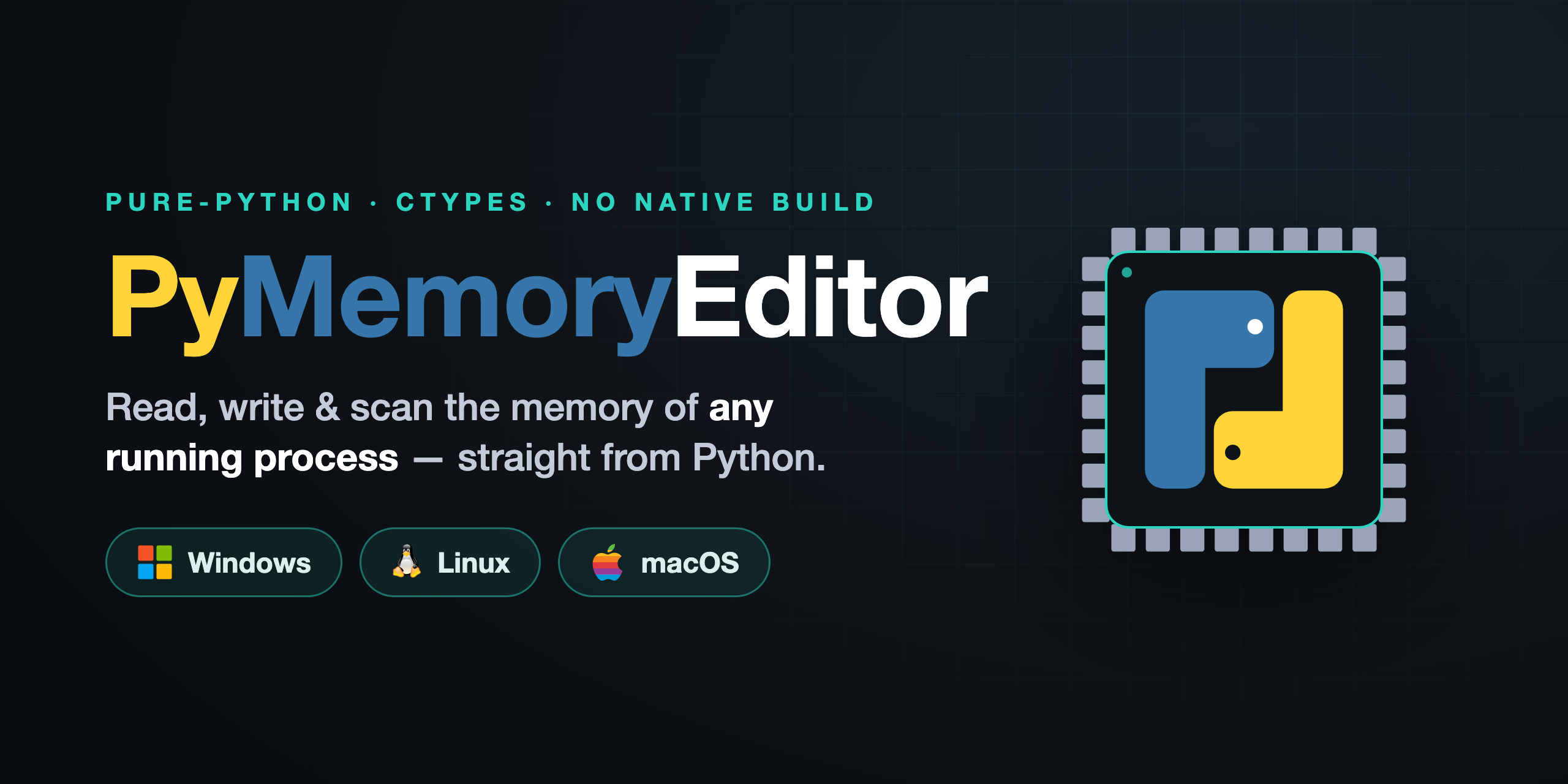 PyMemoryEditor
