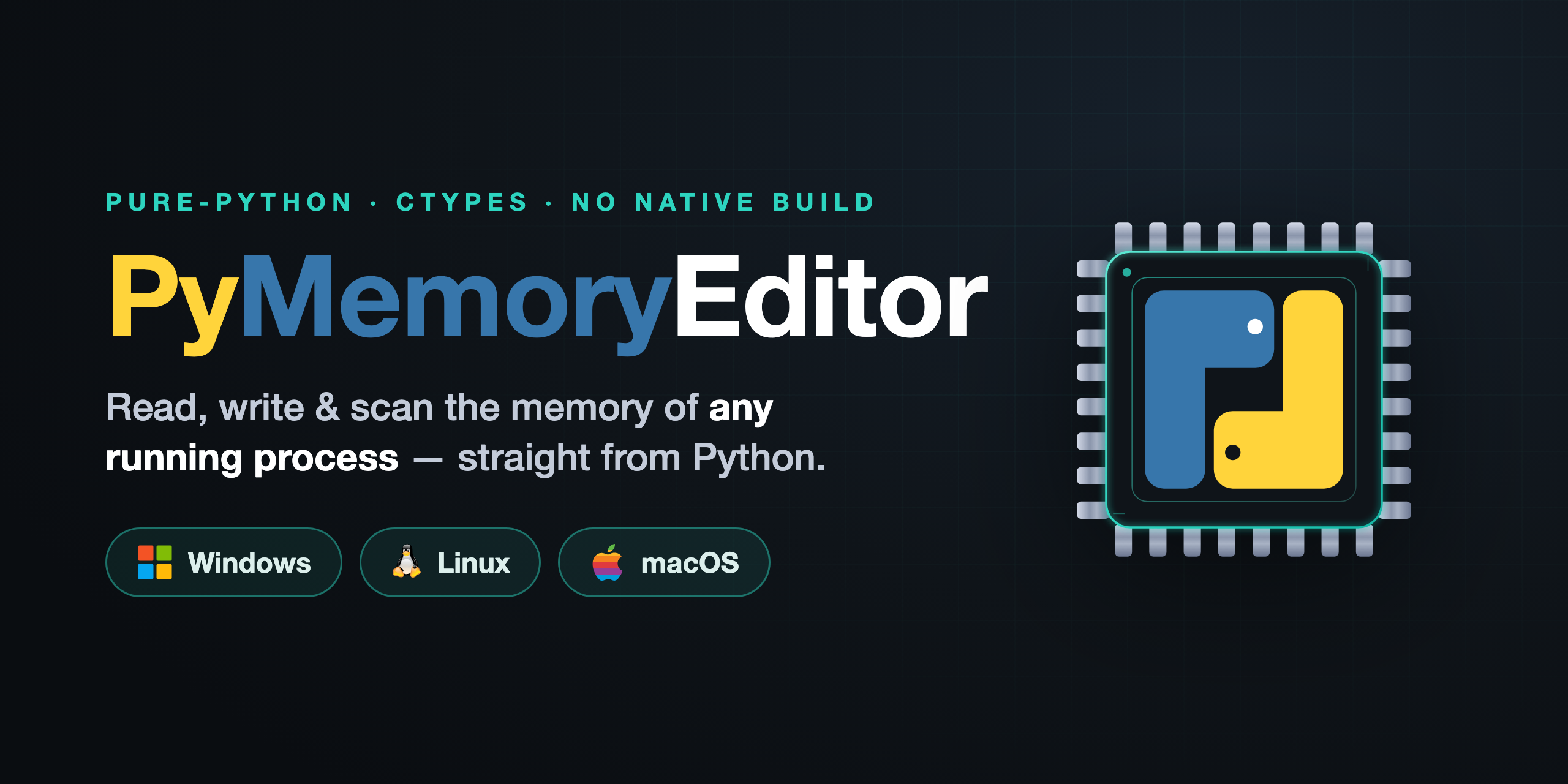 PyMemoryEditor