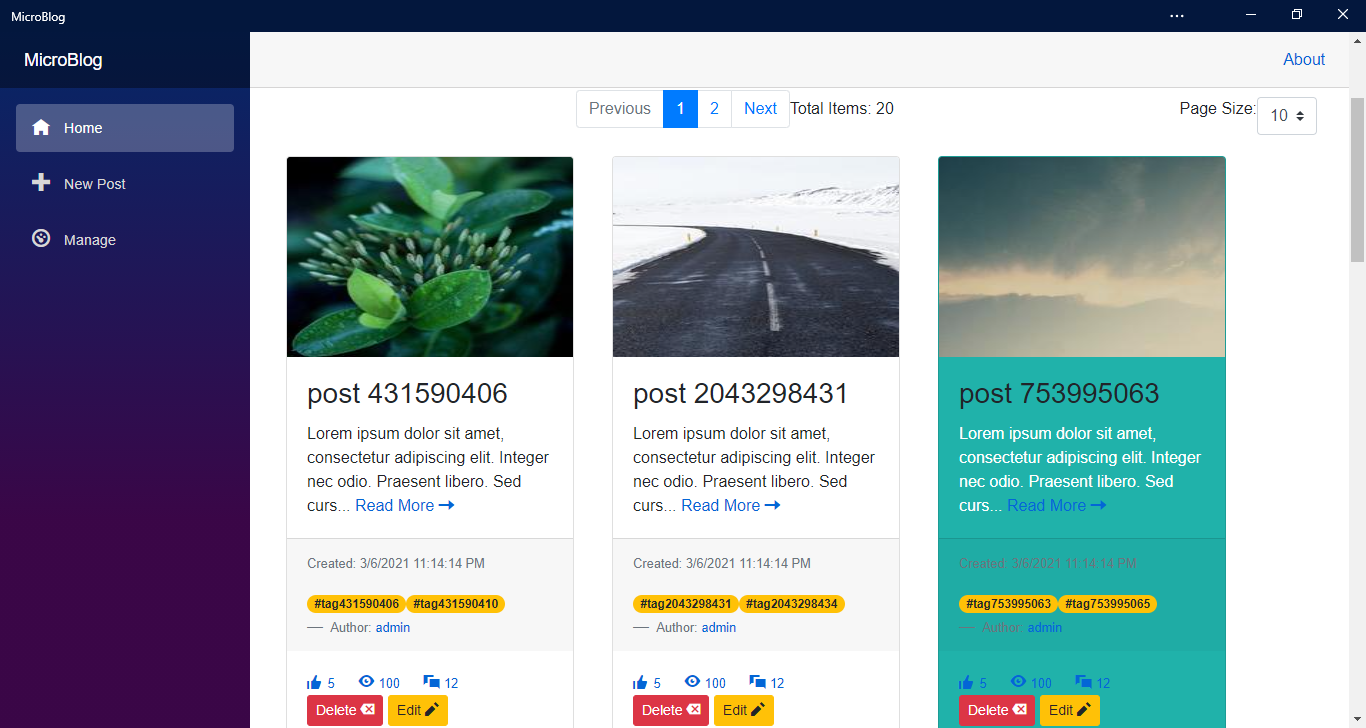 GitHub - mrgrayhat/BlazorMicroBlog: Microblog is a small blog system ...