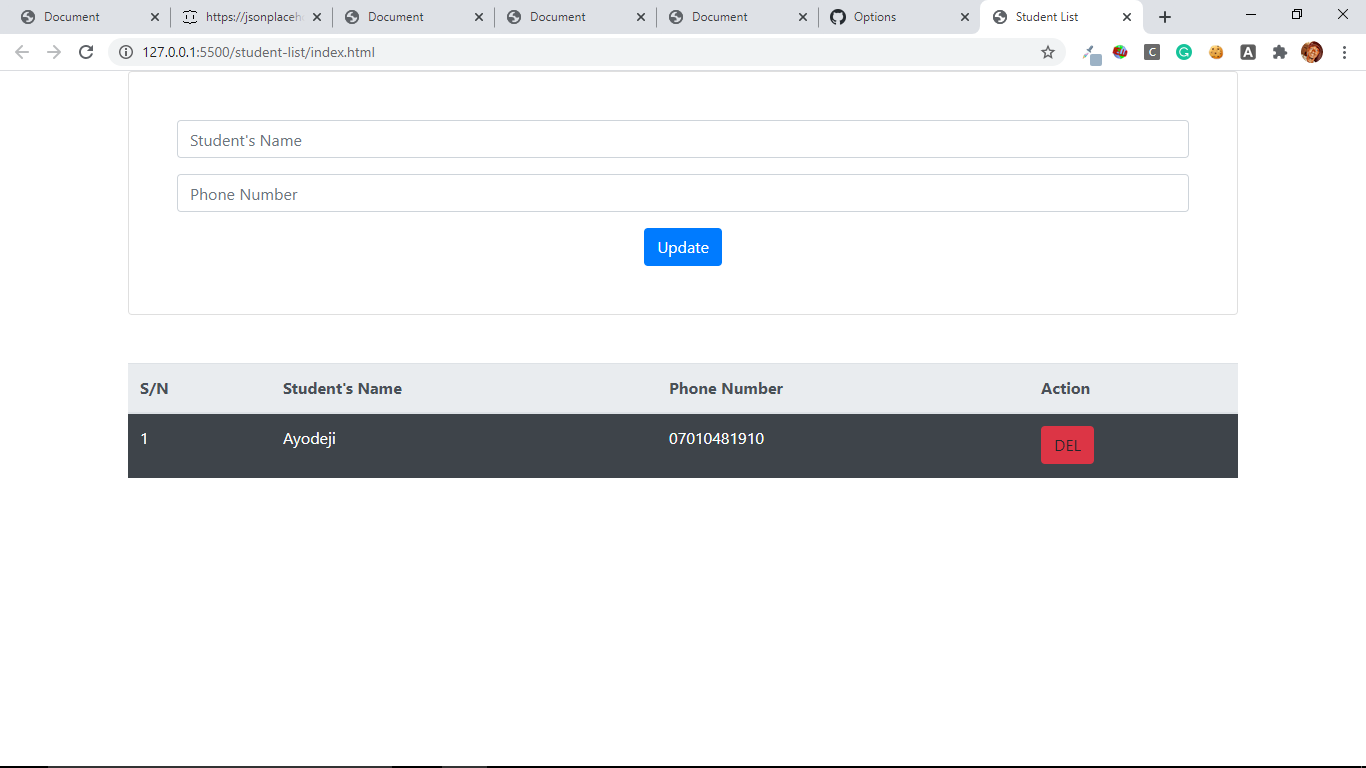 GitHub - charayo/simple-student-list-app