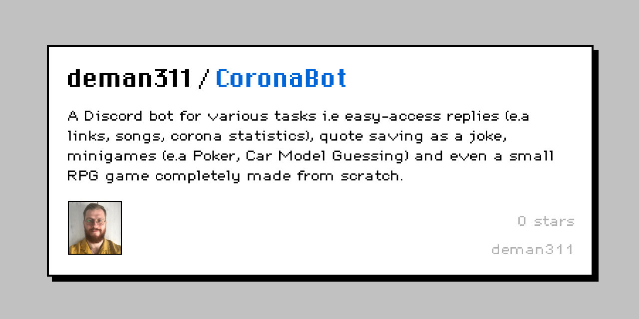 CoronaBot