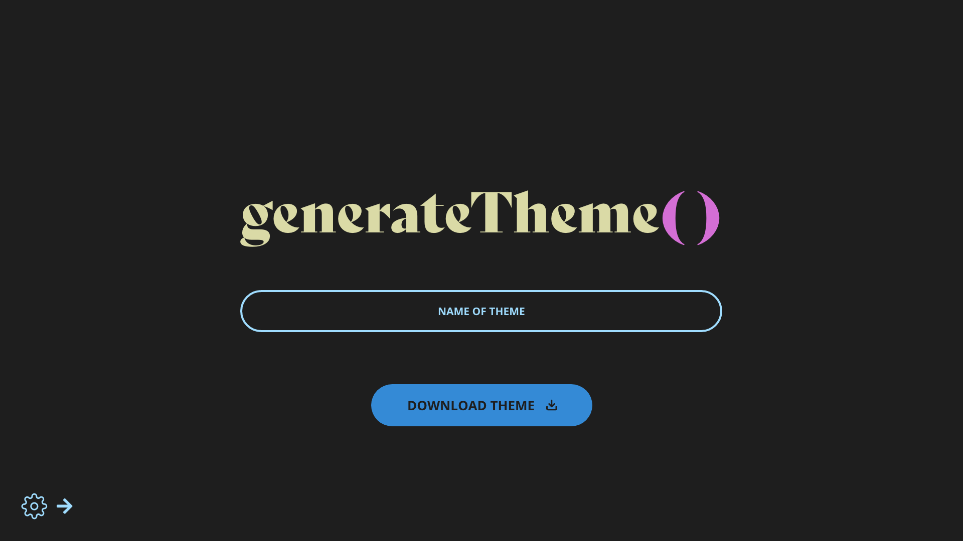 GitHub - loreleim/generateTheme: generate a Wordpress starter theme