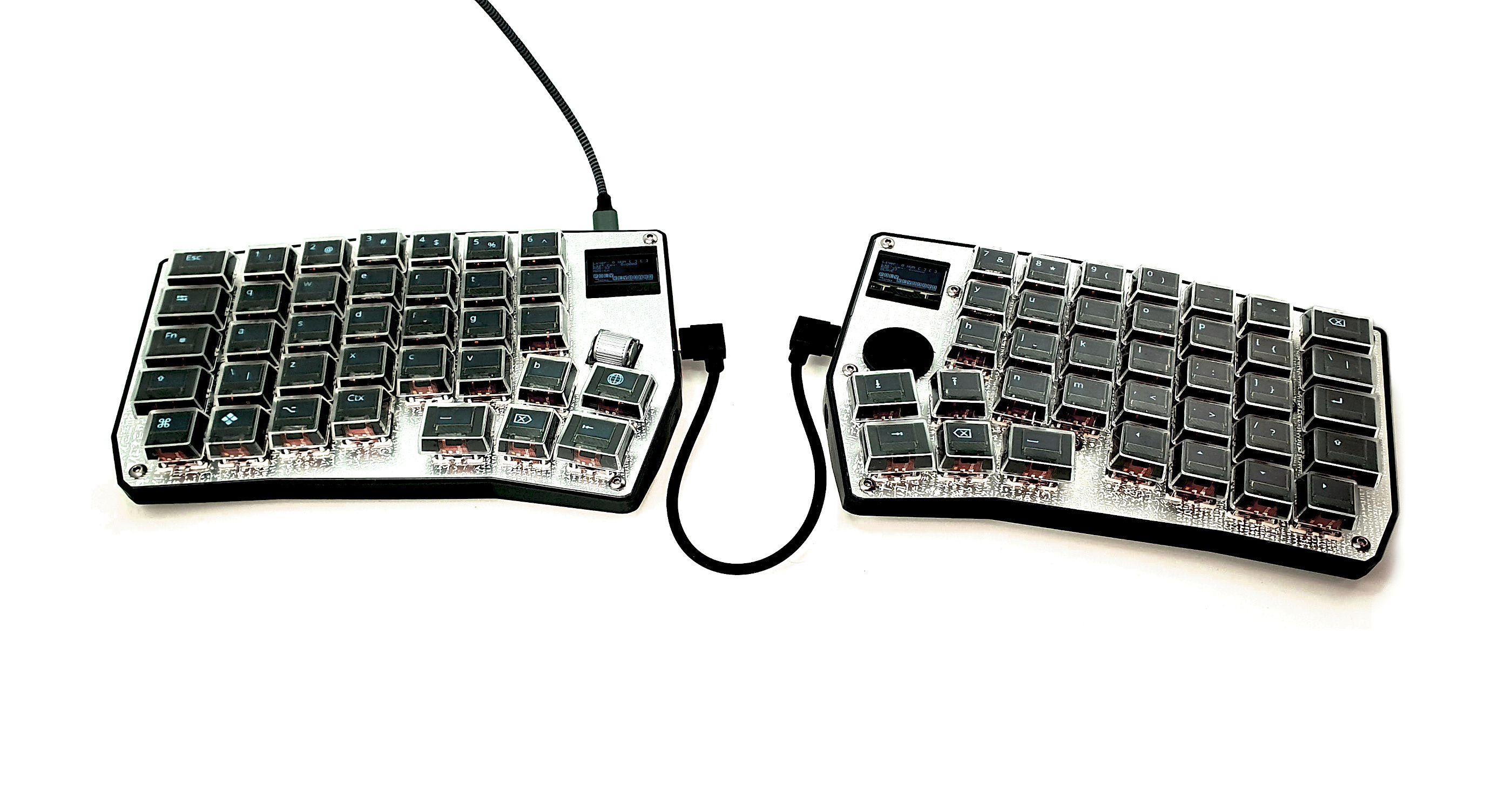 GitHub - skarrmann/umbra: 24 key ergonomic keyboard with self-encasing PCB.