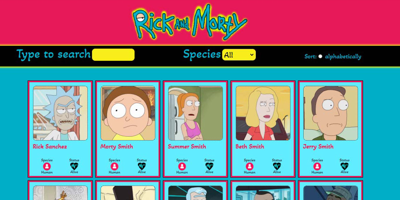 rick-and-morty-character-finder