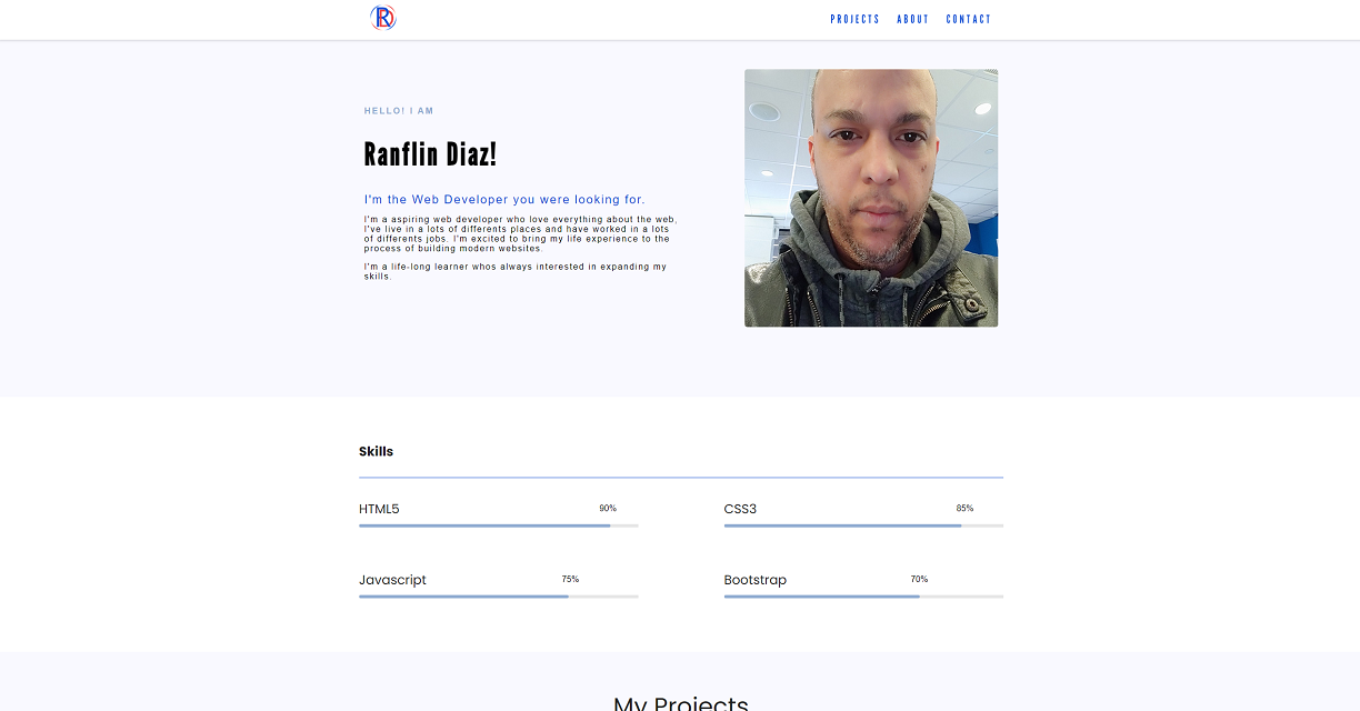 GitHub - ranflindiaz/Portfolio: This is the layout of my portfolio ...