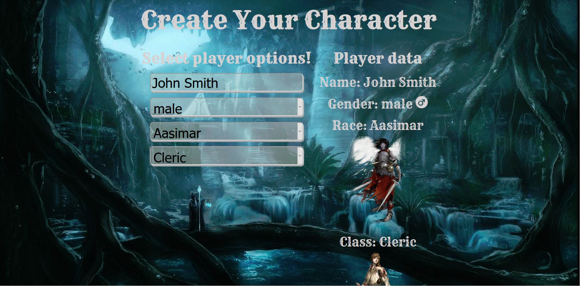GitHub - szeidl-balazs/game_character: Simple JavaScript application to ...