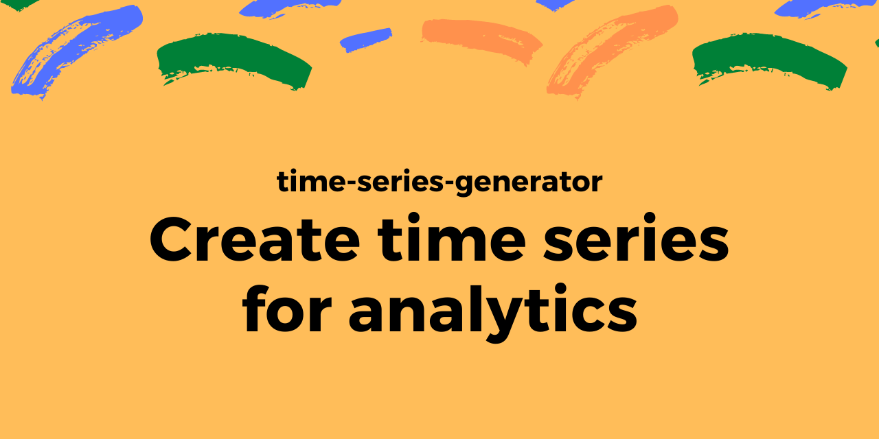 GitHub hieunc229/timeseriesgenerator Create time series for graphs