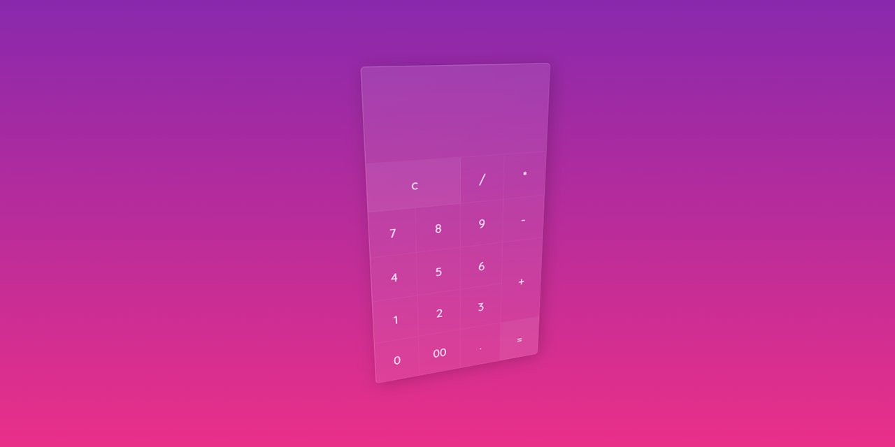Glassmorphic-Calculator