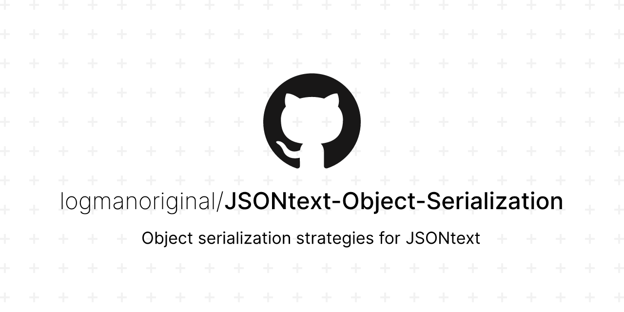 JSONtext-Object-Serialization