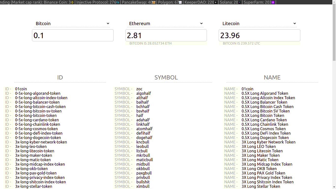 Lend-CryptoCoin-Calculator