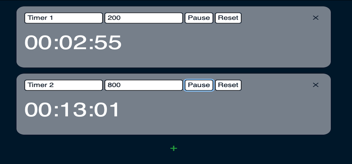 GitHub efried/elmnamedtimers Create multiple timers with names so