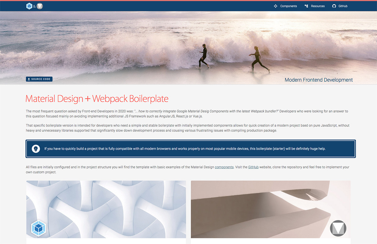 material-webpack-boilerplate