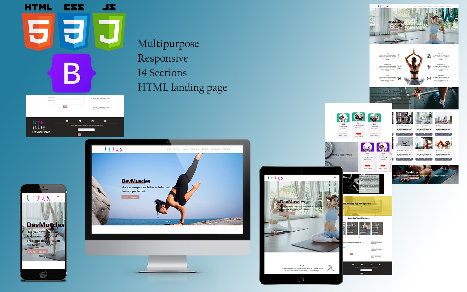 GitHub - shahrzadaslami/Personal-trainer-Single-page-responsive ...