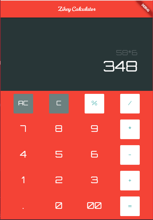 GitHub - xikey/flutter_simpleCalculator