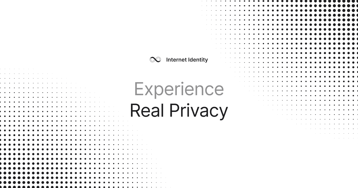 GitHub - dfinity/internet-identity: Internet Identity, the most ...