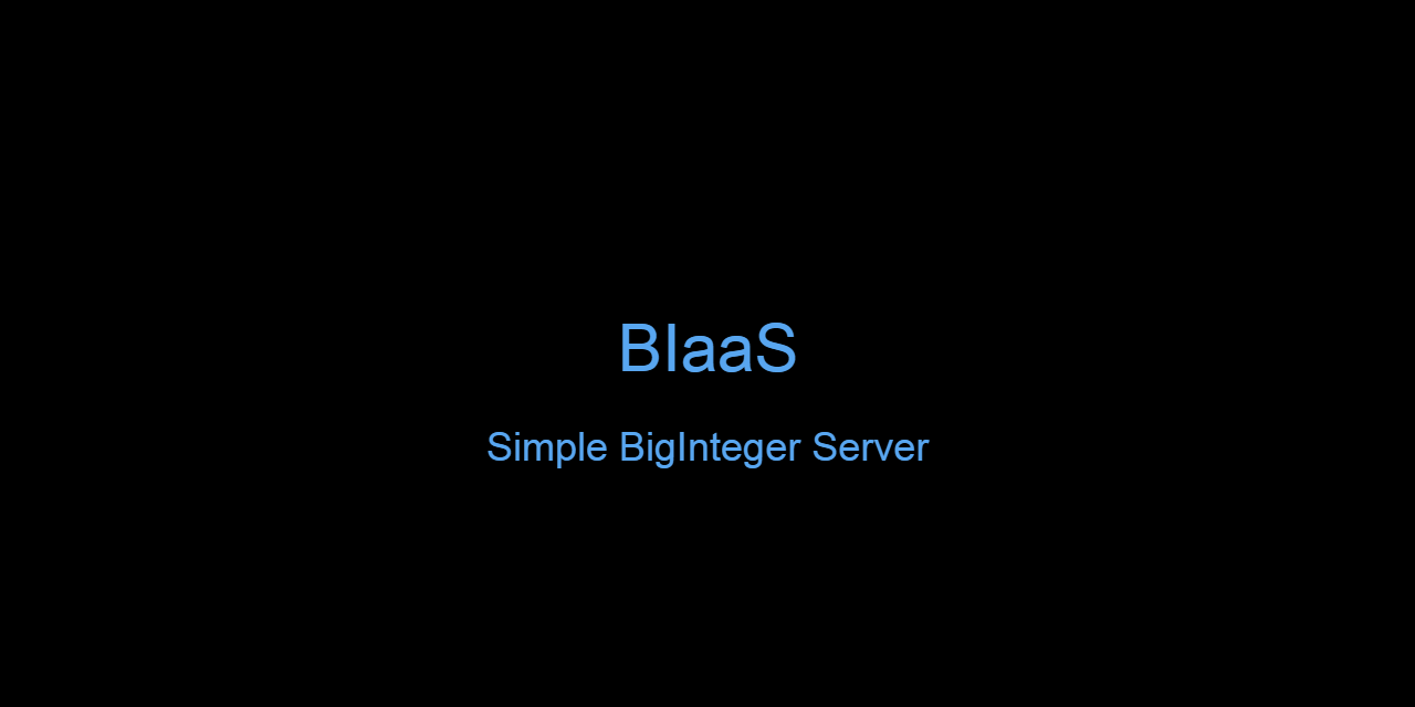 Github dohitb biaas big integer as a service