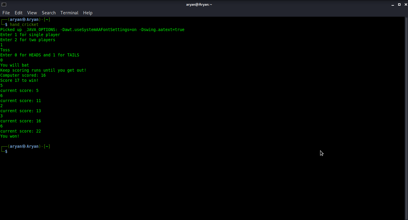 handcricket · GitHub Topics · GitHub
