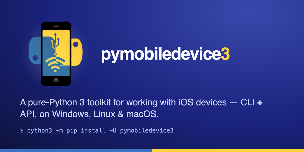 pymobiledevice3