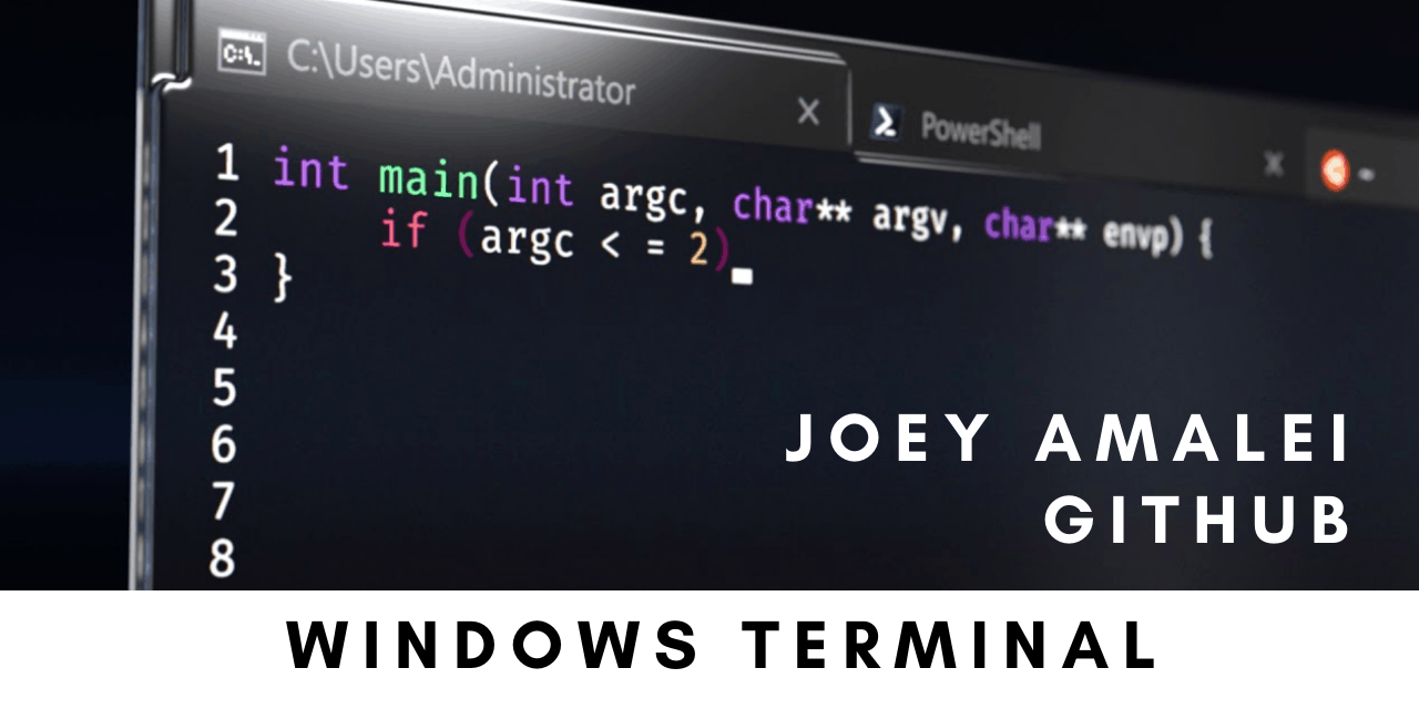 GitHub jamalei/windowsterminalapp Personalized Windows Terminal JSON Settings