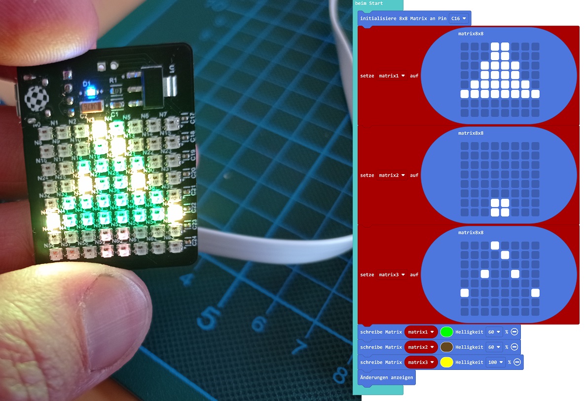 GitHub - MKleinSB/pxt-Callimatrix8x8: paint pictures on a 8x8 RGB ...