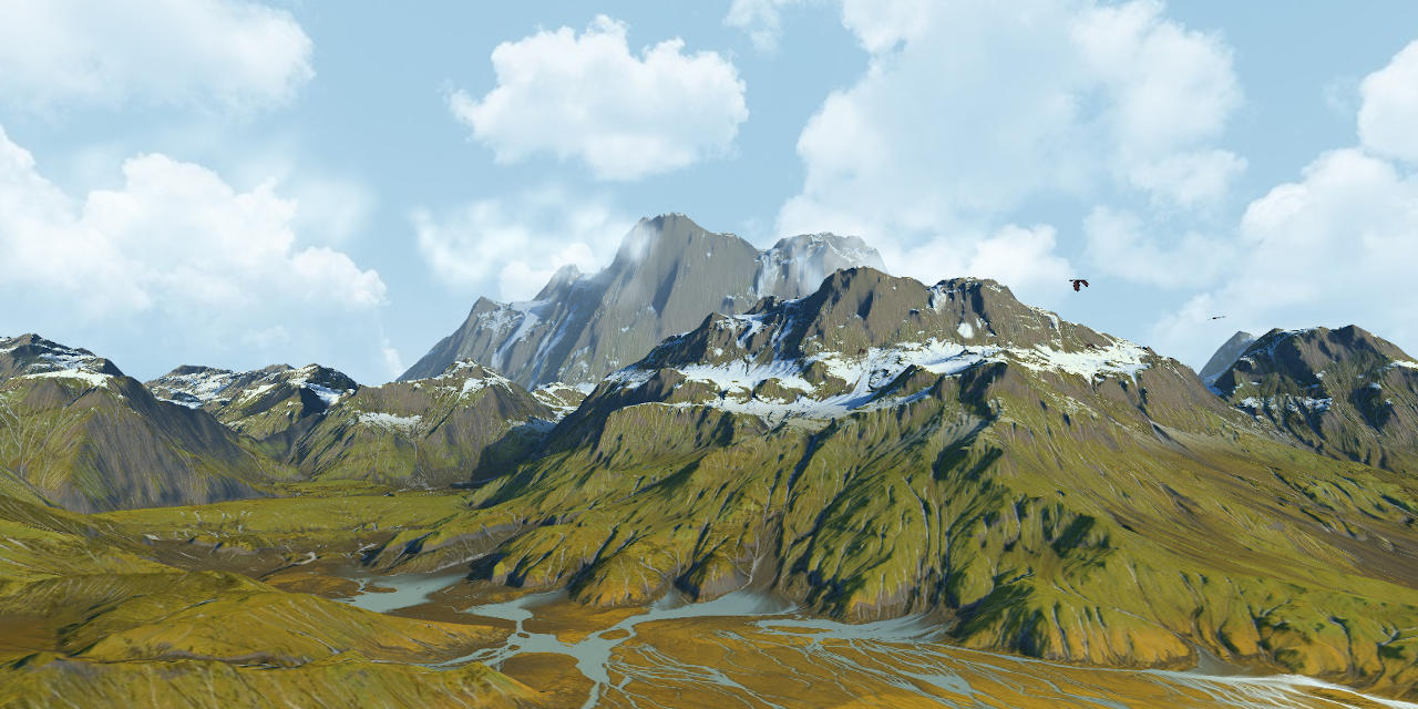 webgl-mountains