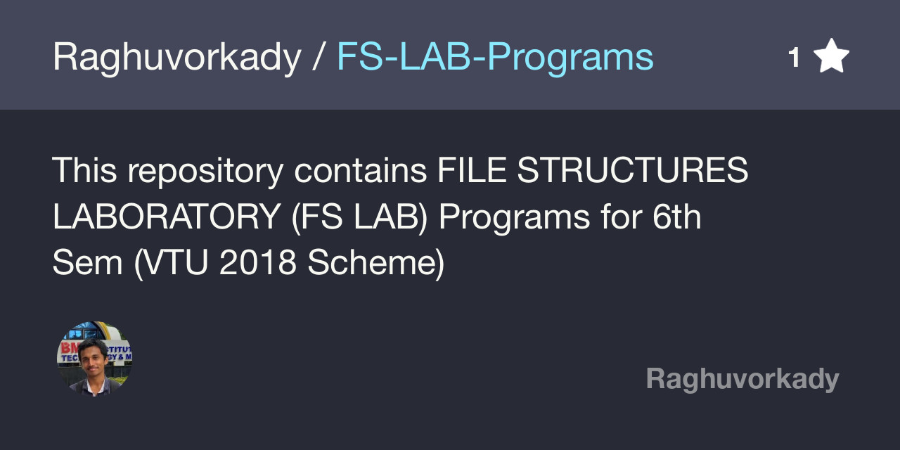 FS-LAB-Programs